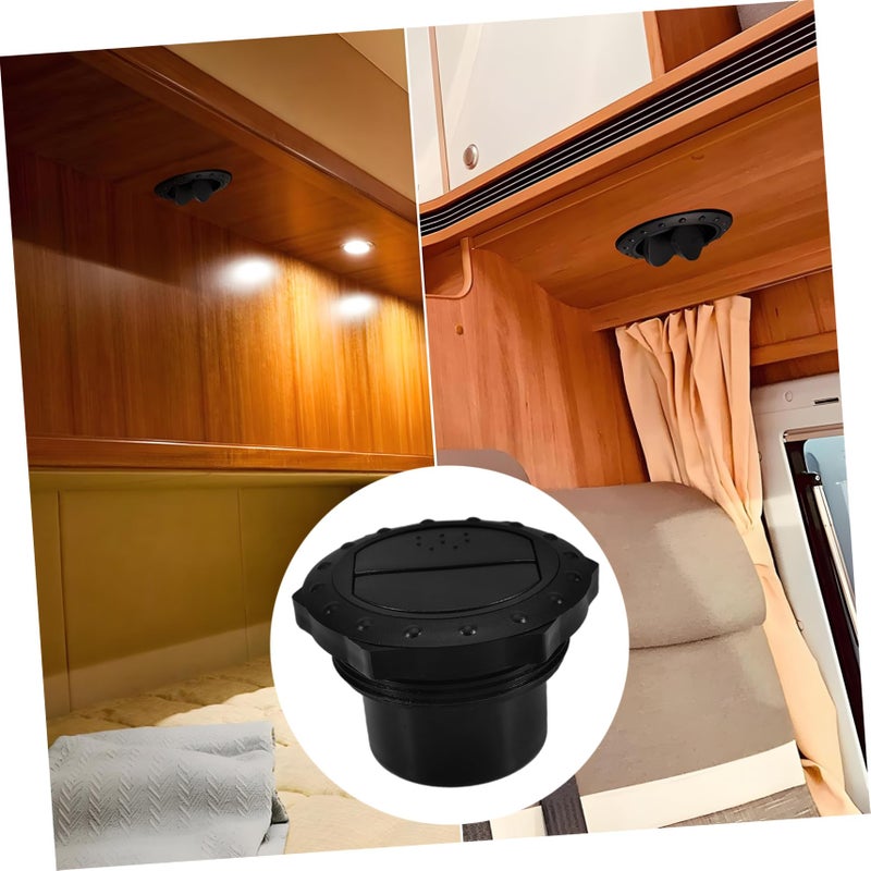 Adjustable Black Rv Roof Vent For Enhanced Airflow Control Omnidirectional Design - Image 5