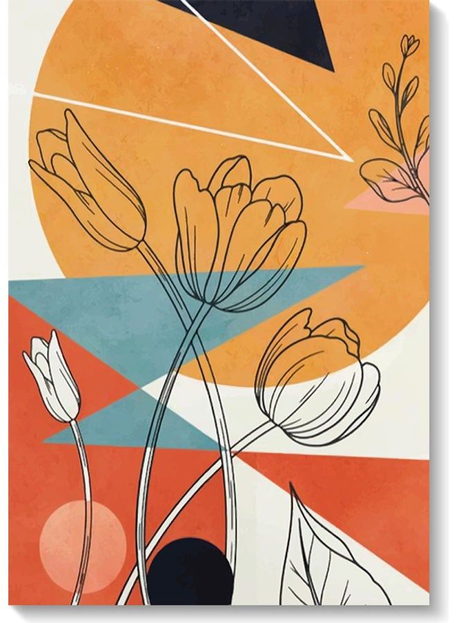 RYN لوحة فنية جدارية زخرفية متعددة الألوان 40 × 60 سم - Image 1