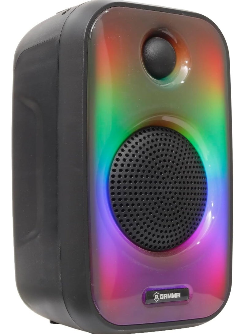 GT-711 Wireless Speaker, RGB Lighting, Portable Speaker Made of High Quality Plastic, for Multimedia, Colorful Lighting and Stylish Appearance, Effective, 5.0V - Black, GT-711 - Image 1