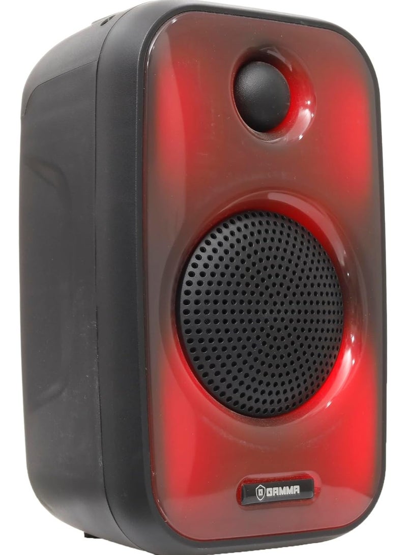 GT-711 Wireless Speaker, RGB Lighting, Portable Speaker Made of High Quality Plastic, for Multimedia, Colorful Lighting and Stylish Appearance, Effective, 5.0V - Black, GT-711 - Image 2