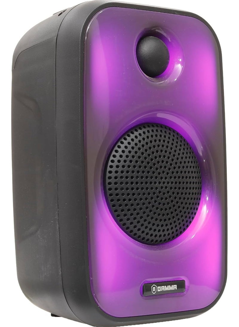 GT-711 Wireless Speaker, RGB Lighting, Portable Speaker Made of High Quality Plastic, for Multimedia, Colorful Lighting and Stylish Appearance, Effective, 5.0V - Black, GT-711 - Image 4