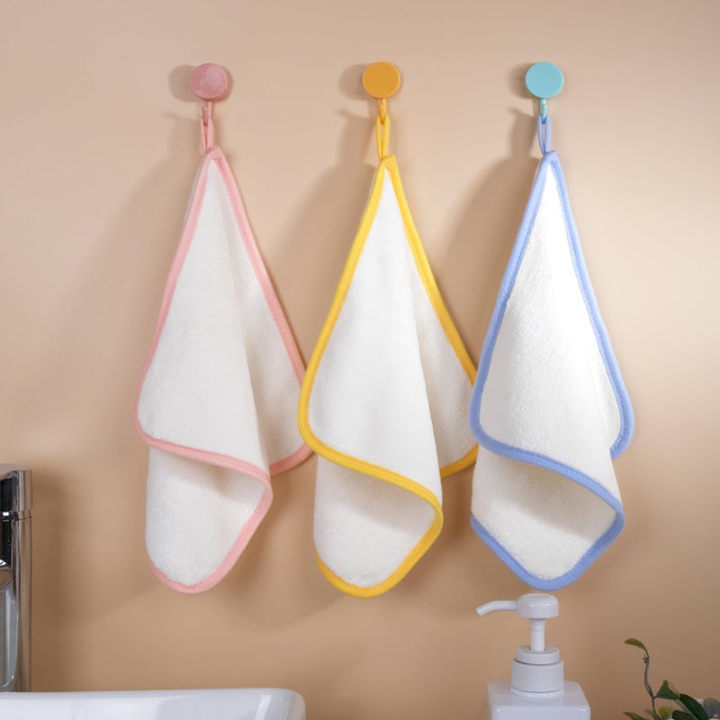 POLYTE Hypoallergenic Gentle Microfiber Baby Washcloth, 10 x 10 in, 6 Pack (White) - Image 3