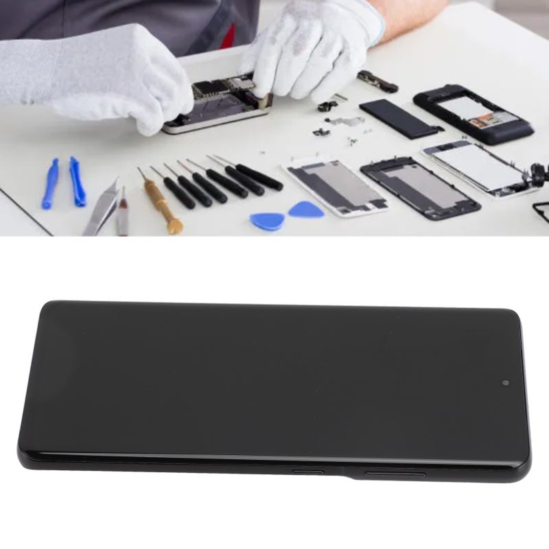 Screen Assembly for Galaxy S21 Ultra Cell Phone Replacement Touch Display Screen Organic LED Screen with Frame - Image 1
