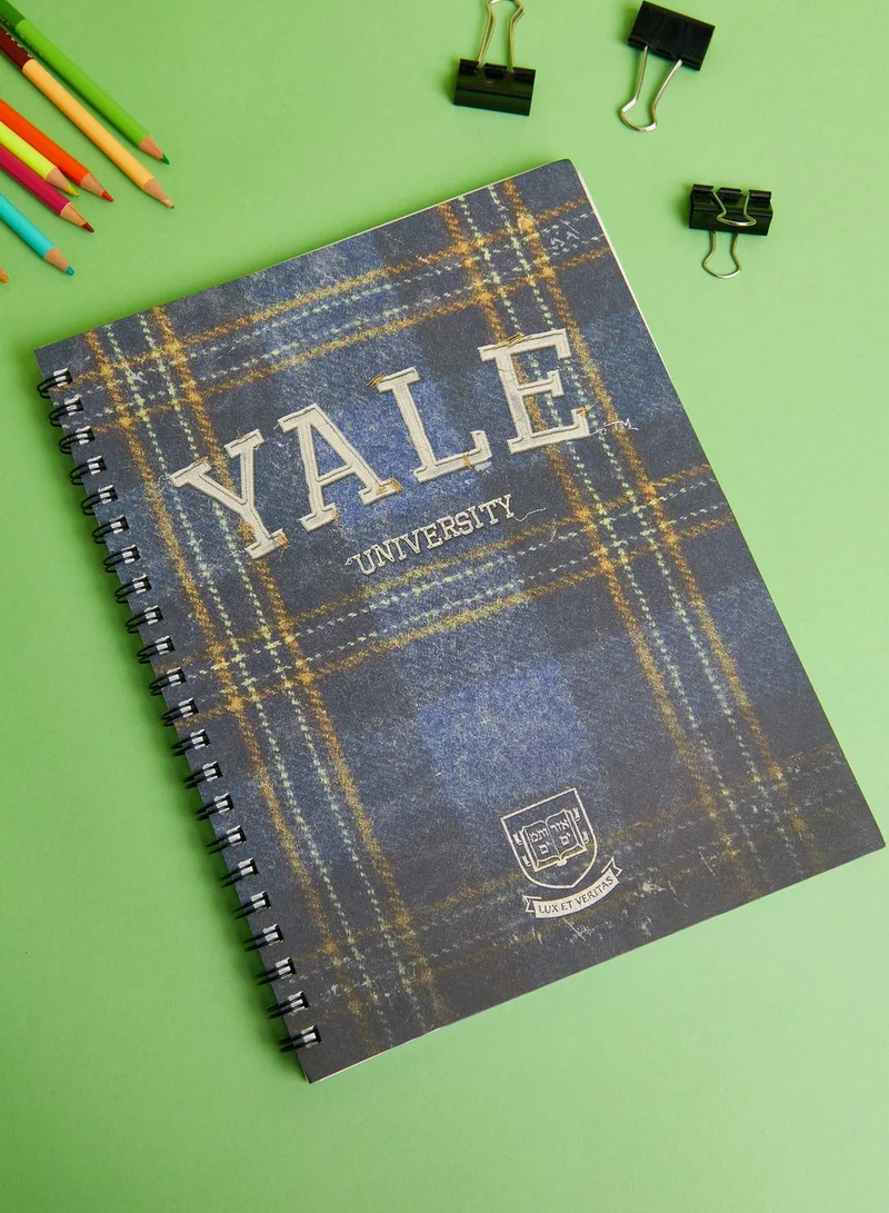 Typo Yal Yale University Tartan A4 Recycled Campus Notebook