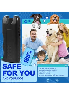 Oasisgalore Safe 3-in-1 Anti-Barking Device, 16.4 Ft Range, Ultrasonic & LED Training Aid for Dogs  - Image 2