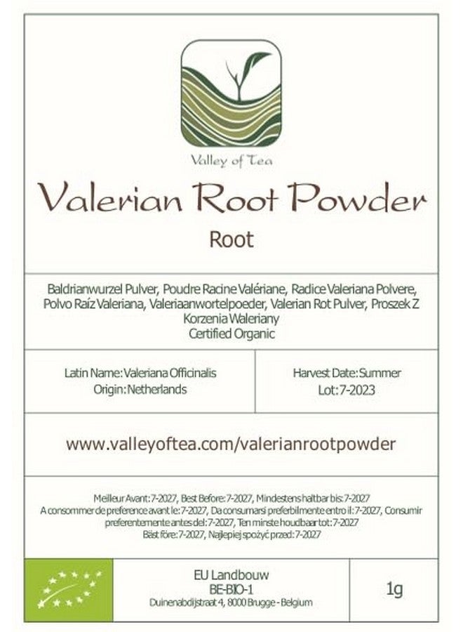 Valley of Tea Valerian Root Powder Organic, Valerian Powder, Valerian Organic  - Image 2