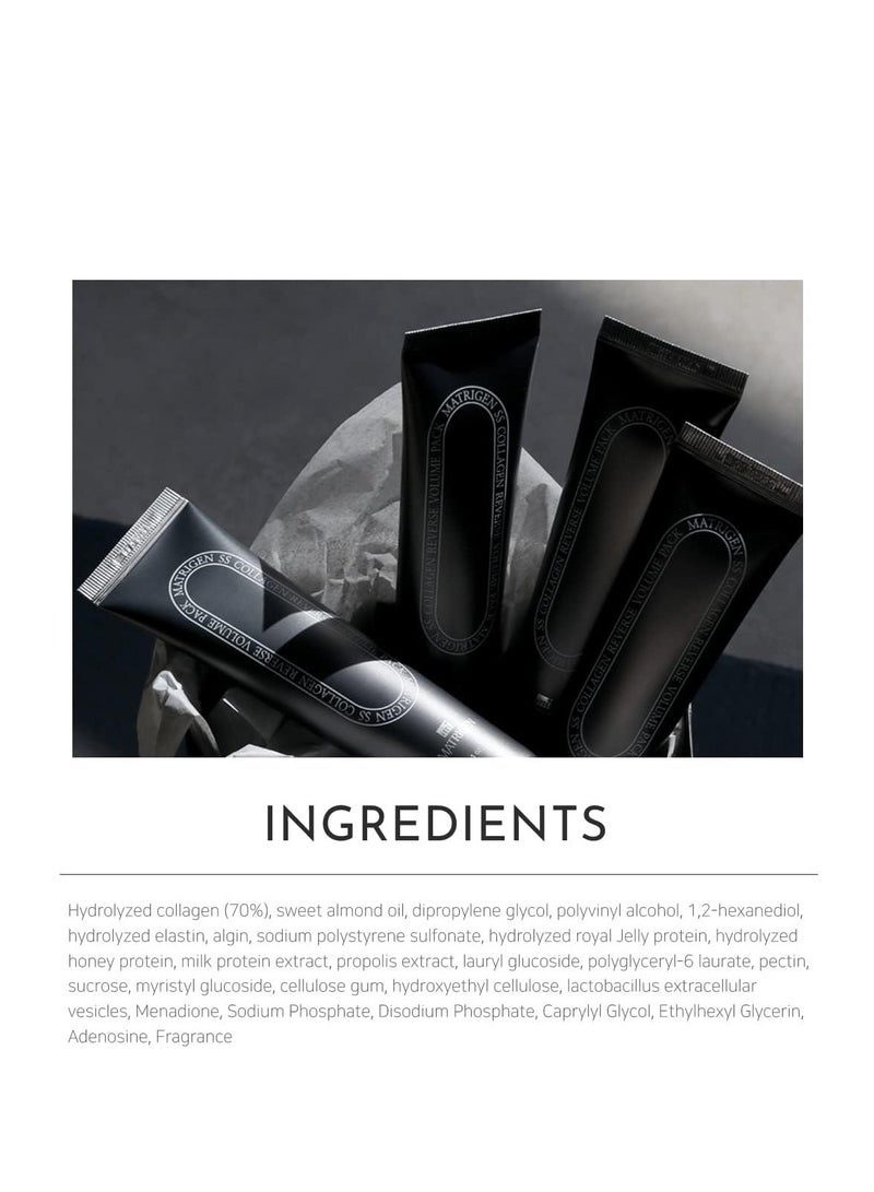 مارتيجن قناع الوجه المقشر SS Collagen Reverse Volume Peel Off - قناع الوجه بالكولاجين، الكولاجين المحلل 380 دالتون، العناية بالبشرة الكورية، قناع الوجه، K Beauty Skincare - Image 4