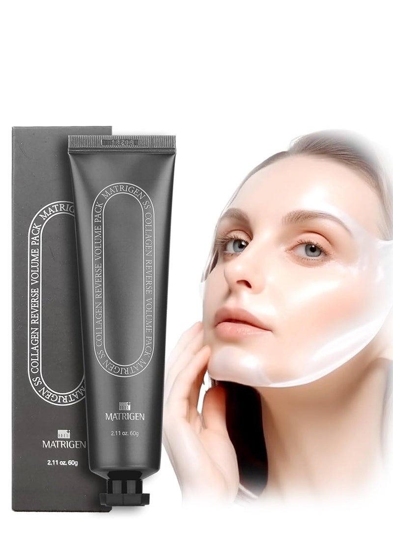 مارتيجن قناع الوجه المقشر SS Collagen Reverse Volume Peel Off - قناع الوجه بالكولاجين، الكولاجين المحلل 380 دالتون، العناية بالبشرة الكورية، قناع الوجه، K Beauty Skincare - Image 1