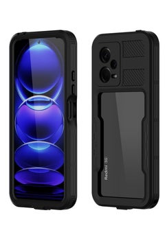 X-level Redmi note 12 Pro 5G Waterproof Case Cover Full Body with Built-in Screen Protector, IP68 Certified Shockproof Dustproof Snowproof Underwater Protective Cover Camera len Protection Accessory  - Image 1