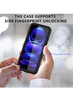 X-level Redmi note 12 Pro 5G Waterproof Case Cover Full Body with Built-in Screen Protector, IP68 Certified Shockproof Dustproof Snowproof Underwater Protective Cover Camera len Protection Accessory  - Image 4