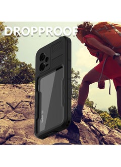 X-level Redmi note 12 Pro 5G Waterproof Case Cover Full Body with Built-in Screen Protector, IP68 Certified Shockproof Dustproof Snowproof Underwater Protective Cover Camera len Protection Accessory  - Image 5