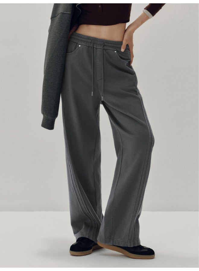 سيمير بنطلون واسع الساقين برباط خصر للنساء - Image 1