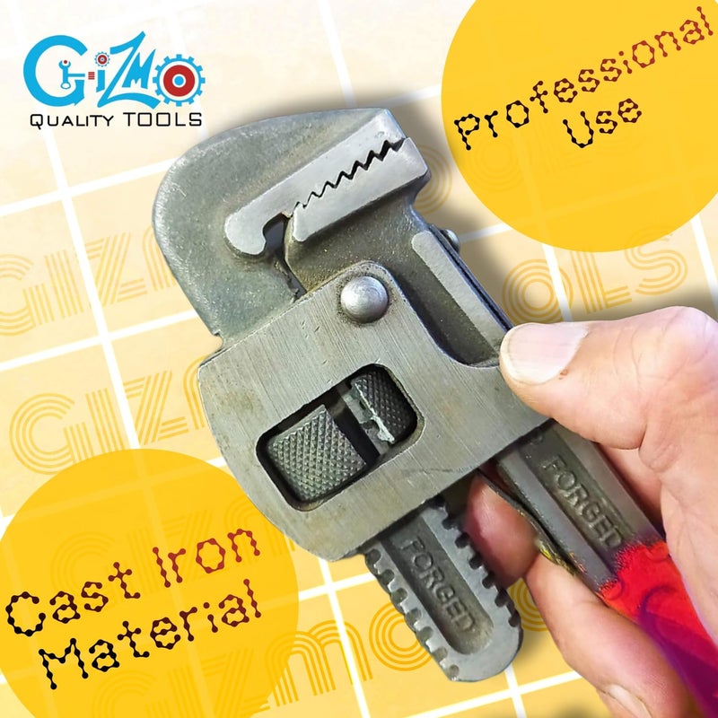 GIZMO Pipe Wrench Stilson Type Pipe Wrench 12 Inches - Image 4
