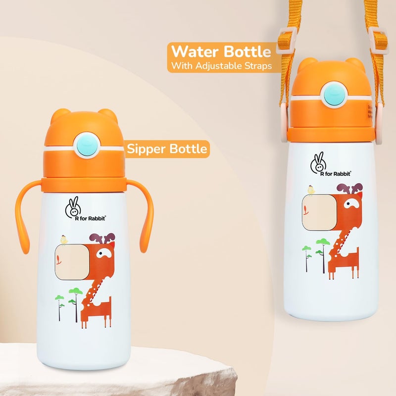 R for Rabbit Steebo Safari Stainless Steel Water Sipper - Image 3