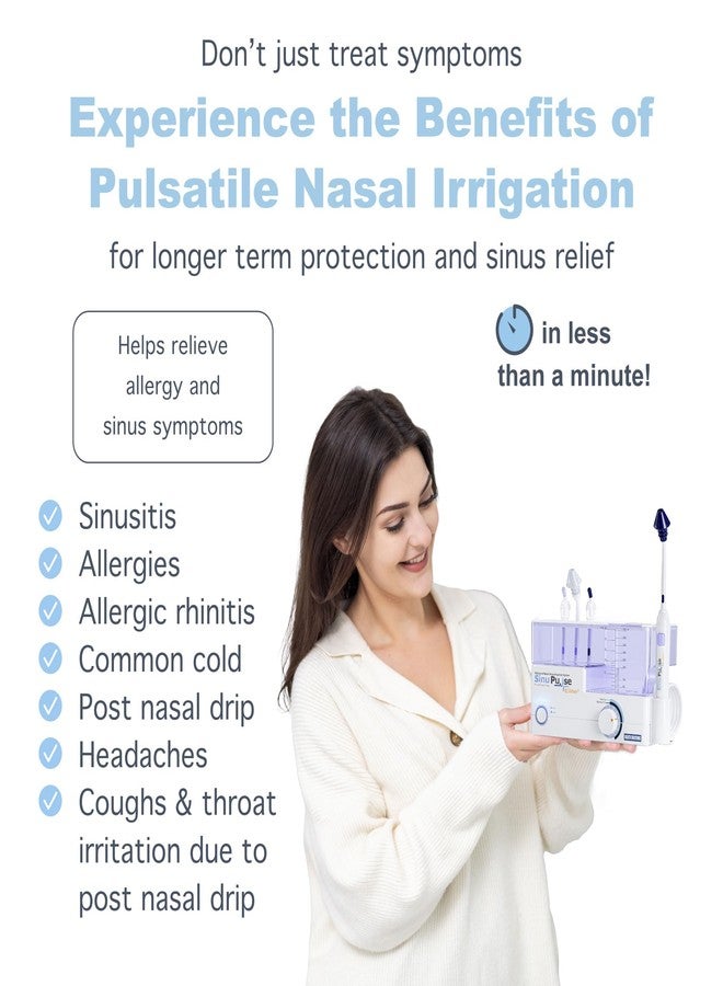 SINU PULSE ELITE SinuPulse Elite Replacement SinuMist Irrigator Tip - Replacement Parts for SinuPulse Elite Nasal Irrigation System, SinuPulse Nasal Irrigation System Attachment Heads for Nose & Sinus Care - Image 3