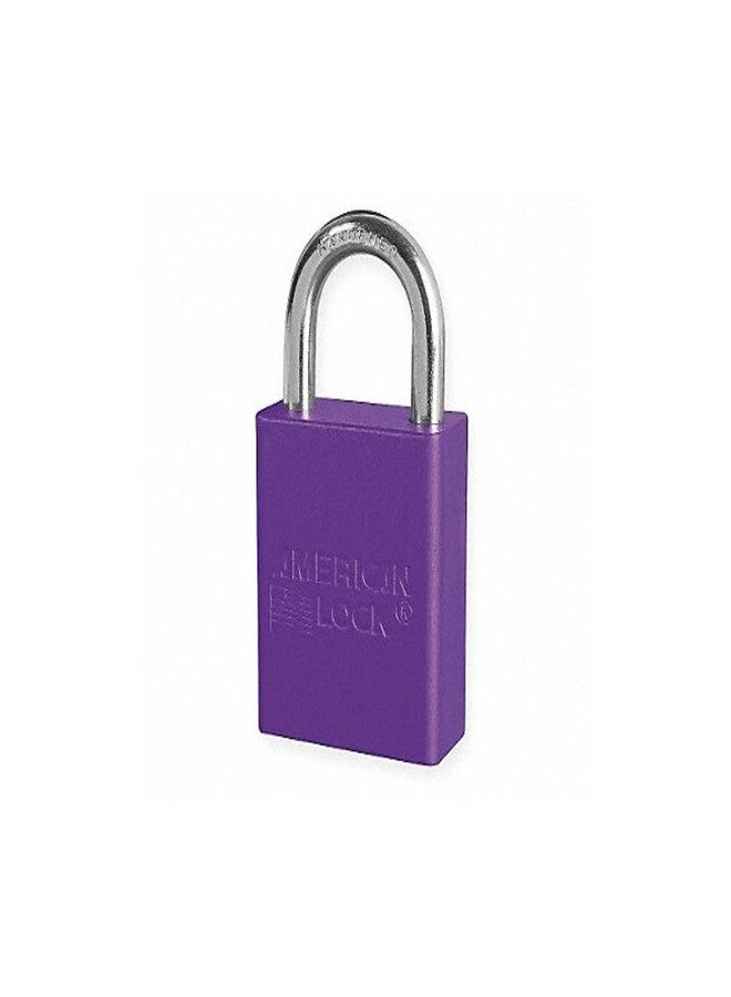 Master Lock Lockout Padlock, KD, Purple, 1/4 in. Dia. - Image 1