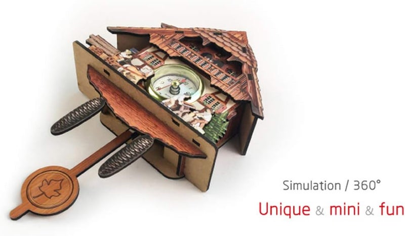 klarako Cuckoo Clock Wall Clock with Bird, Watch, Children Decoration, Watch, G - Image 1