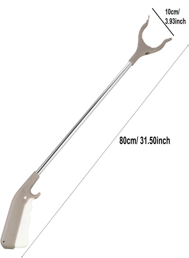 TRADY 31inch Long Trash Grabber & Reacher Tool with Anti-Slip Claw Ergonomic Grip, Lightweight Litter Picker, Hand Trash Picker Garbage Pickups, Labor-Saving Pickups for Elderly Child - Image 2