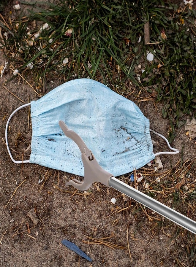 TRADY 31inch Long Trash Grabber & Reacher Tool with Anti-Slip Claw Ergonomic Grip, Lightweight Litter Picker, Hand Trash Picker Garbage Pickups, Labor-Saving Pickups for Elderly Child - Image 5