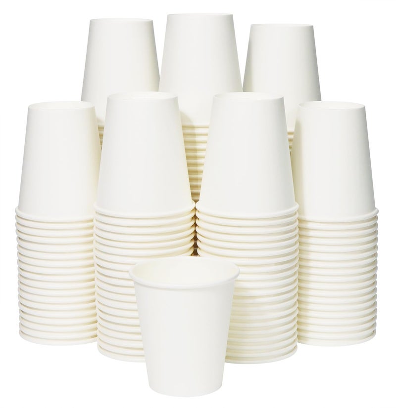 CantaGreen 200 Count 6 OZ Heavyduty Paper Cups Coffee Cups Disposable Hot and Cold Cup