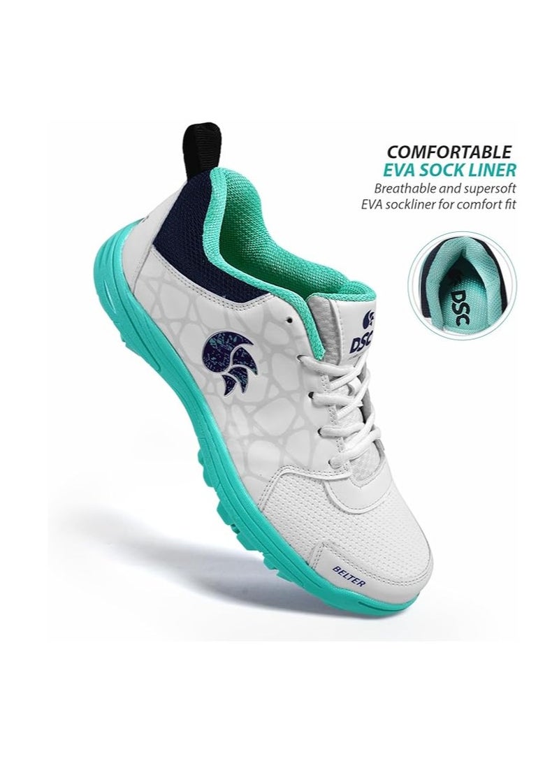 DSC - Belter Cricket Shoes | For Mens & Boys | Material: Mesh | Super Lightweight & Comfortable Cricket Shoes | Superior Grip - Image 1
