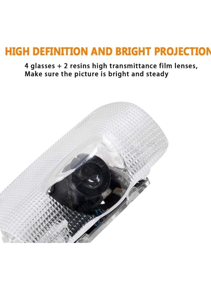 Generic - 4 Pack LED Car Door Logo Light Projector, Welcome Laser Lights Car Door Courtesy Lights 3D Logo Door Lights White LED Projector Lamps for RXESGXLSLXISGSRCUX Series Lexus Door Light Replacement - Image 1
