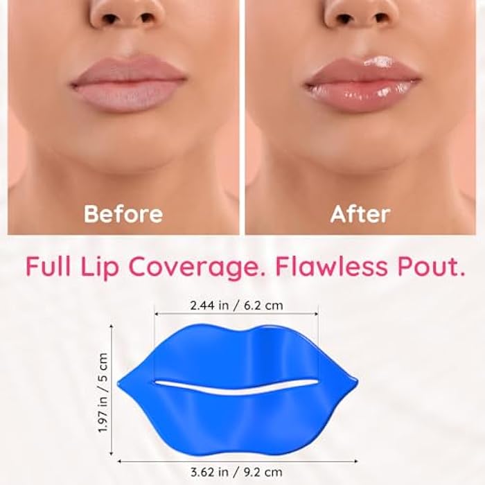 BLOOMORA Moisturizing Lip Mask Set (30PCS) - Marine Collagen, Cherry & Honey - Anti-Wrinkle, Anti-Aging & Hydrating Lip Mask for Women - Spa Day Essentials & Valentines Day Skin Care - Image 5