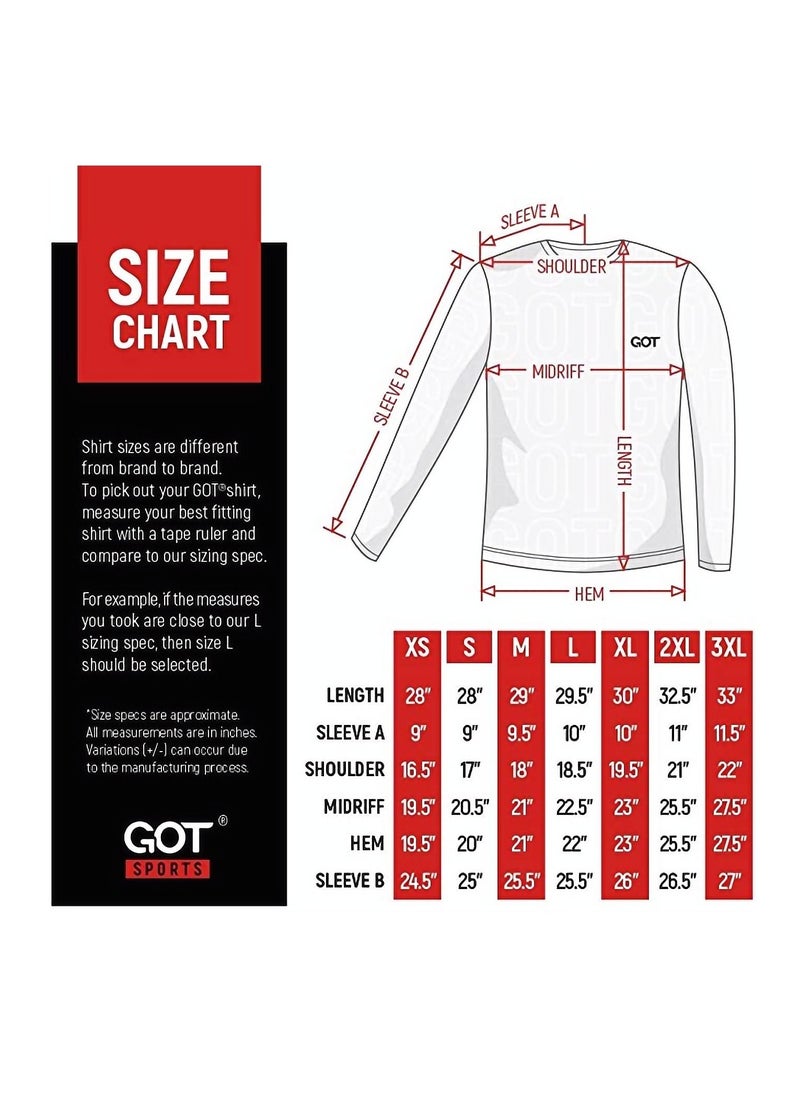GOT - Sports UPF 50 UV Sun Protection Long Sleeve Performance T Shirt for Men and Women Fishing Hiking Running - Image 1