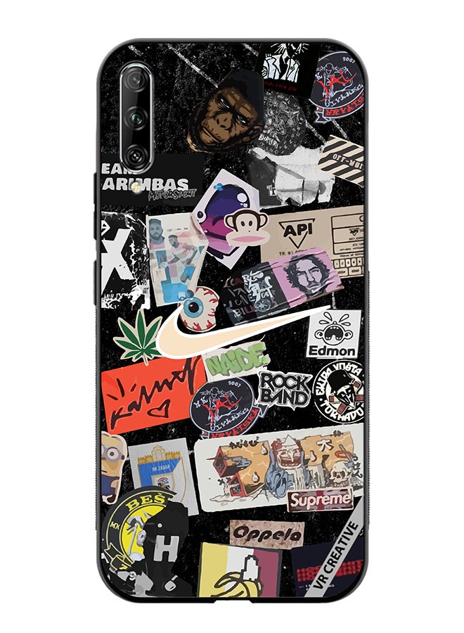 VR CREATIVE Protective Case Cover For Huawei Nova Y9S Nike Stickers Design Multicolour - Image 1