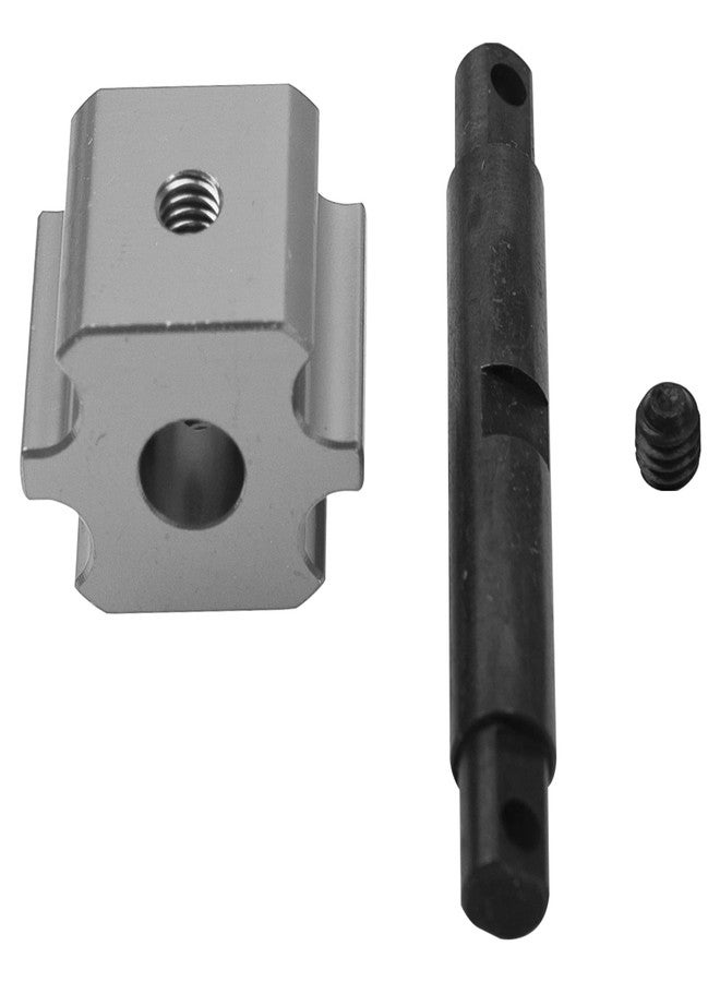 Vgoohobby Aluminum RC Differential Locker Spool 4x4 Diff Locker Mounts Compatible with 1/10 Traxxas Slash 4X4 Rustler 4X4 Stampede 4X4 Hoss VXL 4X4 RC Car (Titanium) - Image 2