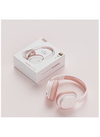QCY H3 ANC wireless headphones with active noise cancellation, high-resolution audio, Bluetooth 5.4, microphone, 60 hours playback, multi-point connection, foldable design（pink） . - pzsku/Z7C2D857427E786469D6EZ/45/_/1720711934/9027f96d-087f-454d-a7cd-72a076e0c132