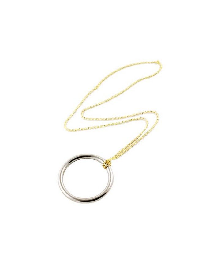 MilesMagic Magician'S Ring On Chain Gimmick Impromptu Street Effects Tie Untie Necklace Knots Stage Mentalism Real Close Up Illusion For Easy And Professional Routine Magic Tricks - Image 4