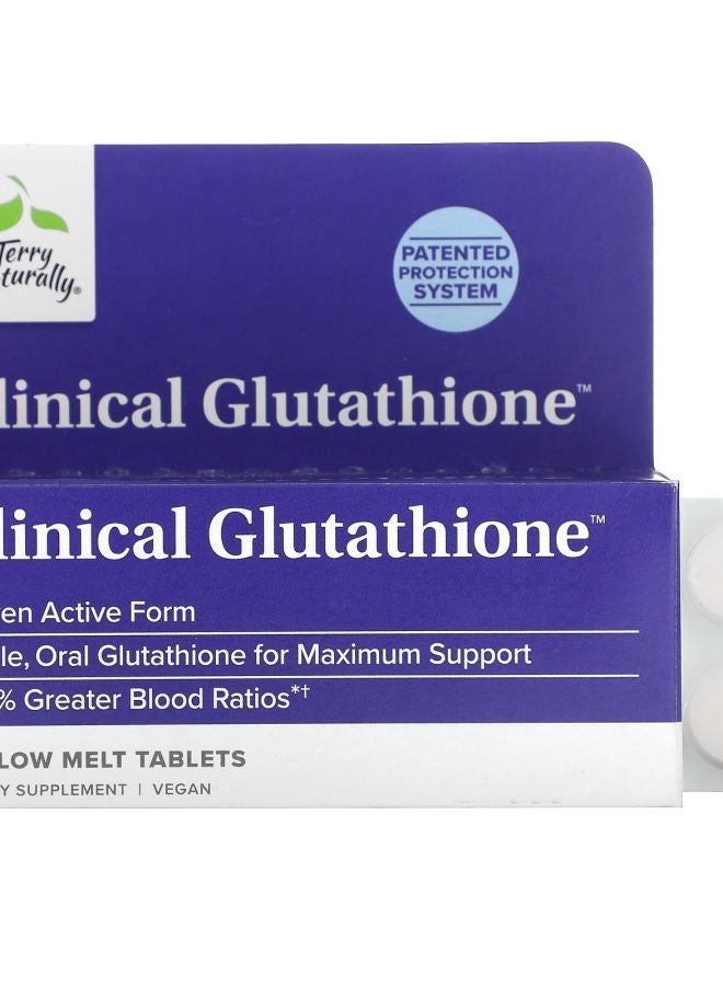 Terry Naturally Clinical Glutathione 60 Slow Melt Tablets