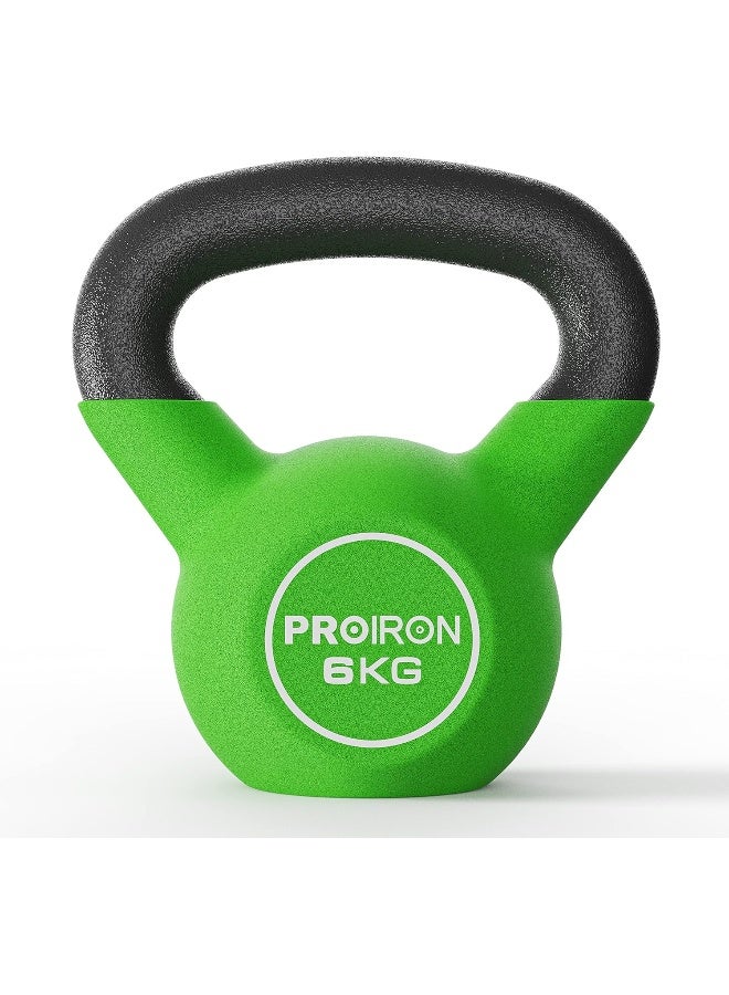 PROIRON Neoprene Coated Kettlebell Weights Solid Cast Iron Kettlebell, Strength Training Kettlebells for Weightlifting, Conditioning, Strength & Core Training - Image 1