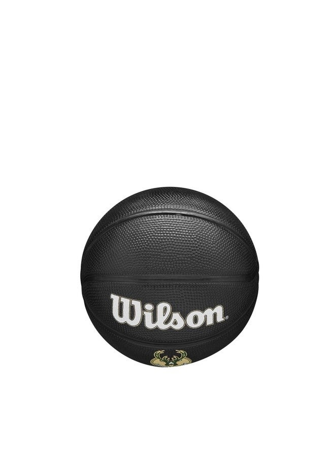 Wilson NBA Team Tribute Mini Milwauckee Bucks - Size 3 (mini ball) - Black - Image 5