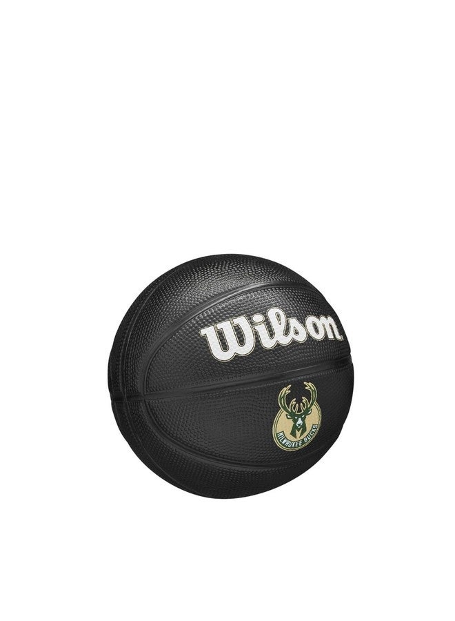 Wilson NBA Team Tribute Mini Milwauckee Bucks - Size 3 (mini ball) - Black - Image 2