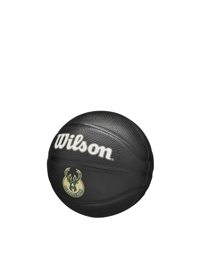 Wilson NBA Team Tribute Mini Milwauckee Bucks - Size 3 (mini ball) - Black - Image 3
