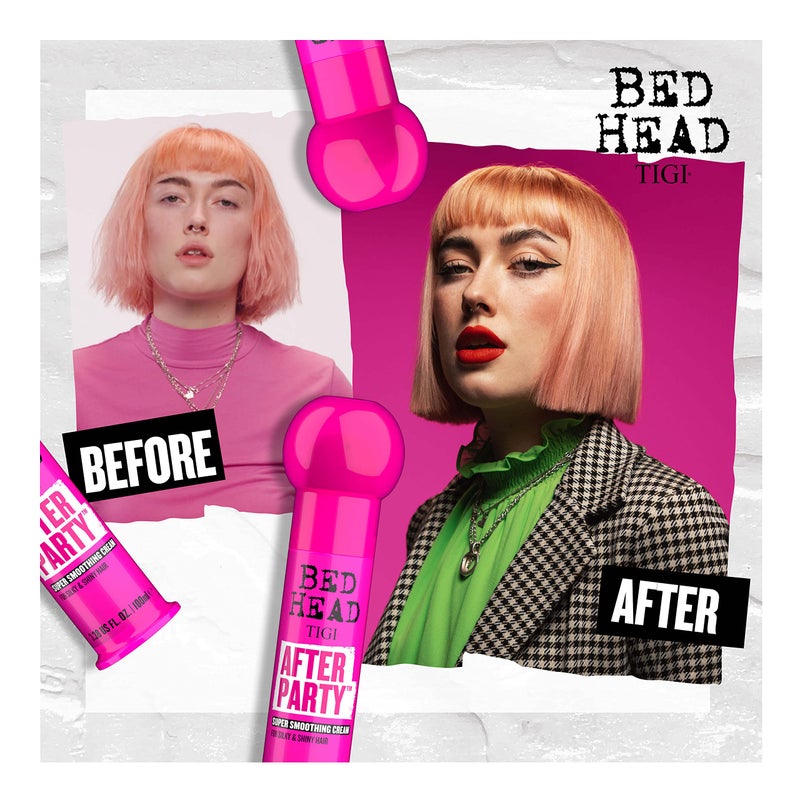 TIGI Bed Head After Party Smoothing Cream for Shiny Hair Travel Size 1.69 fl oz - Image 4