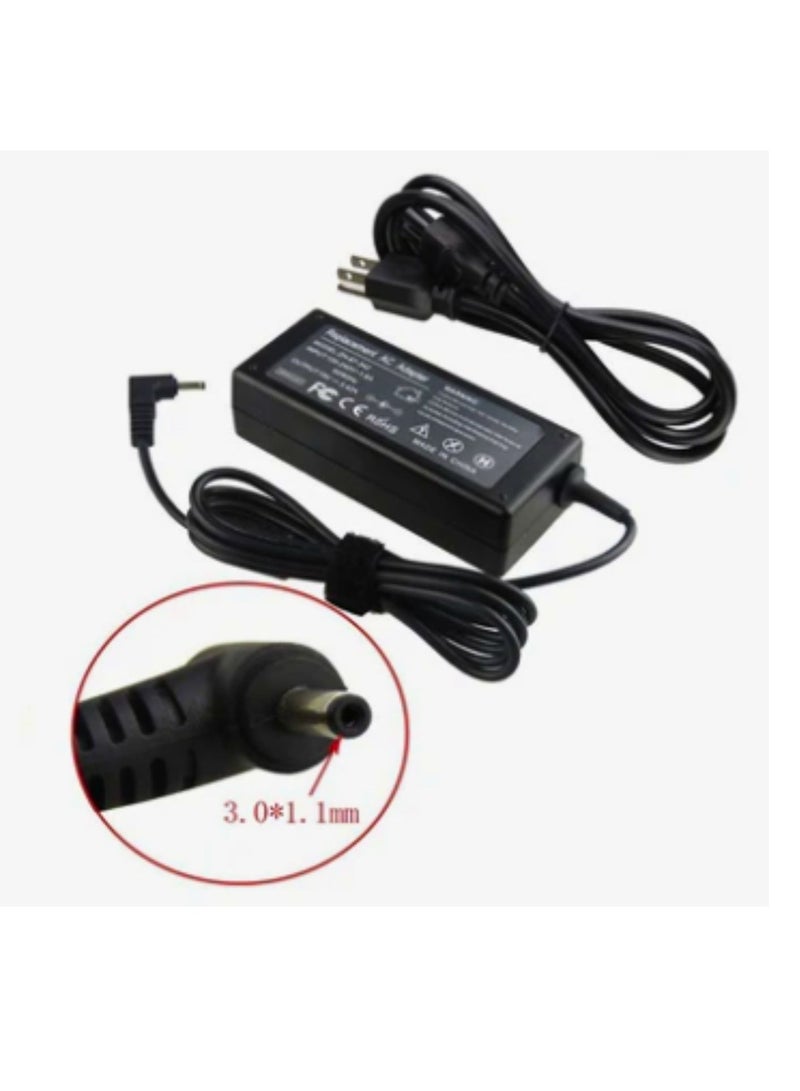 Terabyte شاحن لابتوب أيسر أسباير 45W 19V 2.37A (3.0mm*1.1mm دبوس) - Image 2