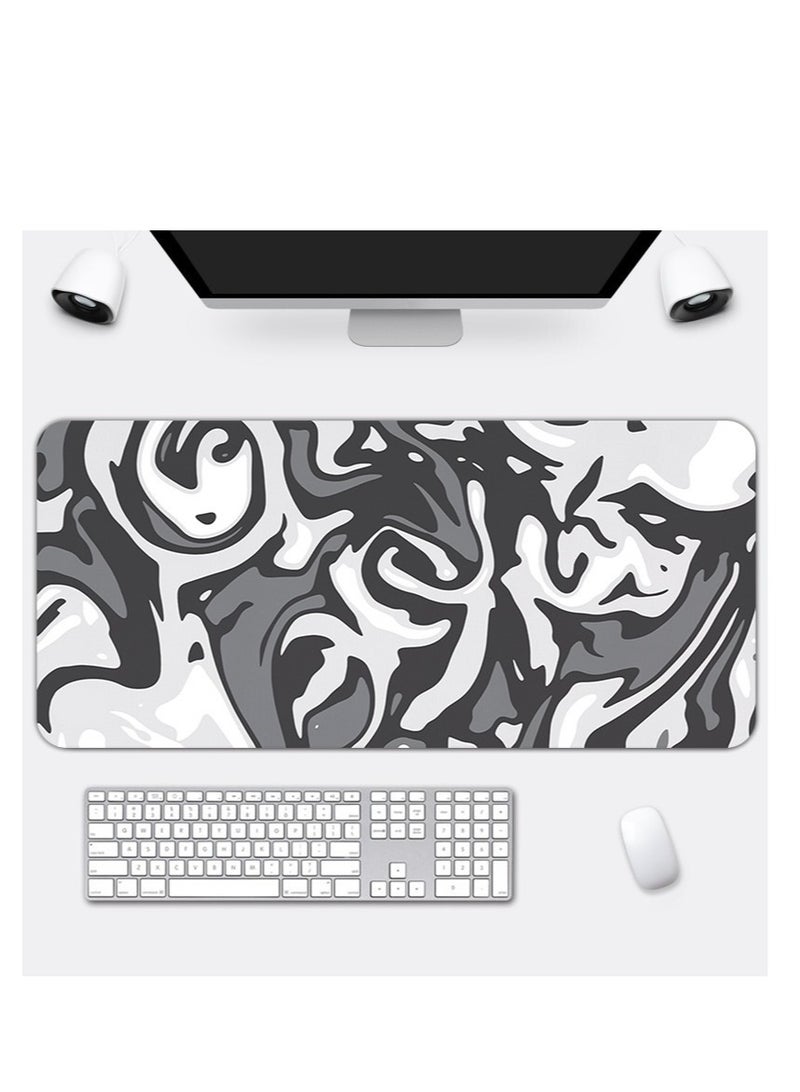 Y&D Gaming Mouse Pad,Extended Large Mat Desk Pad, Stitched Edges Mousepad, Long Non-Slip Rubber Base Mice Pad(31.5x11.8x0.12 Inch)