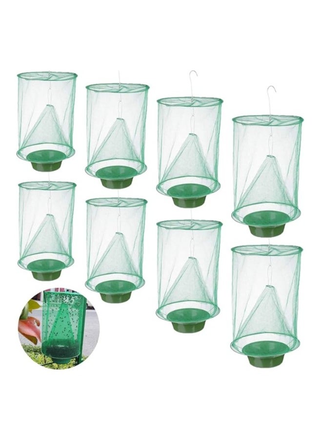 Generic 8 Pack Fly Trap Garden Ranch Orchard Trap,Ranch Fly Trap Flay Catcher, The Most Effective Trap Ever Made with Pots Flay Catcher New Fly Red Drosophila  - Image 1