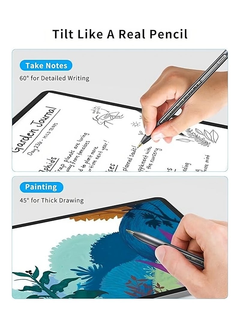 MOMAX Pen for iPad, Transparent iPencil with Magnetic Wireless Charging, High Sensitivity Smart Pen with Palm Rejection, Stylus Pencil Compatible with iPad Mini 6, iPad Air 5,4, iPad Pro 11 - Image 5