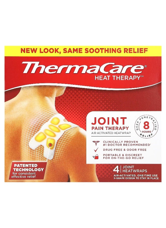 ThermaCare ThermaCare, Joint Pain Therapy, 4 Joint Heatwraps  - Image 1