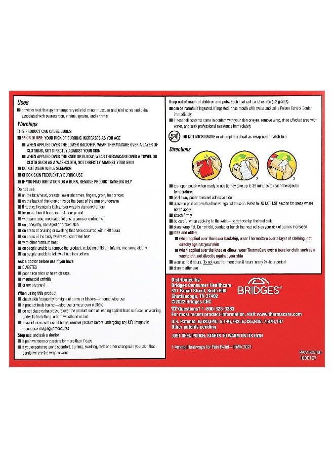 ThermaCare ThermaCare, Joint Pain Therapy, 4 Joint Heatwraps  - Image 2