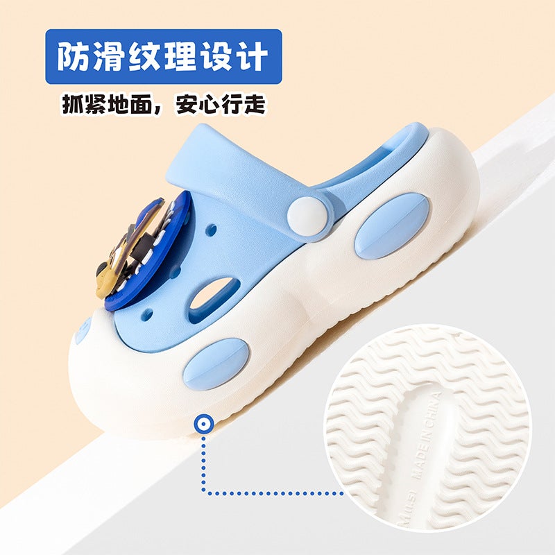 Wang Wang Team Children'S Sandals Boys Non-Slip Deodorant Indoor Medium And Large Children'S Eva2025 Summer Outdoor Baby Slippers - Image 4