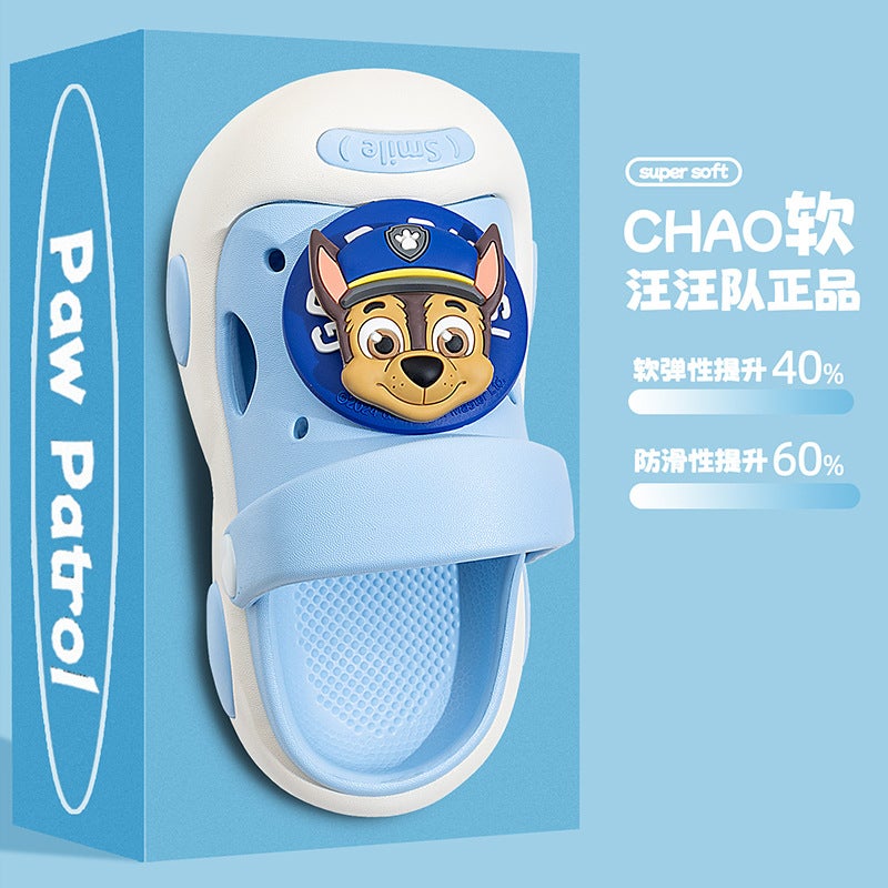 Wang Wang Team Children'S Sandals Boys Non-Slip Deodorant Indoor Medium And Large Children'S Eva2025 Summer Outdoor Baby Slippers - Image 2