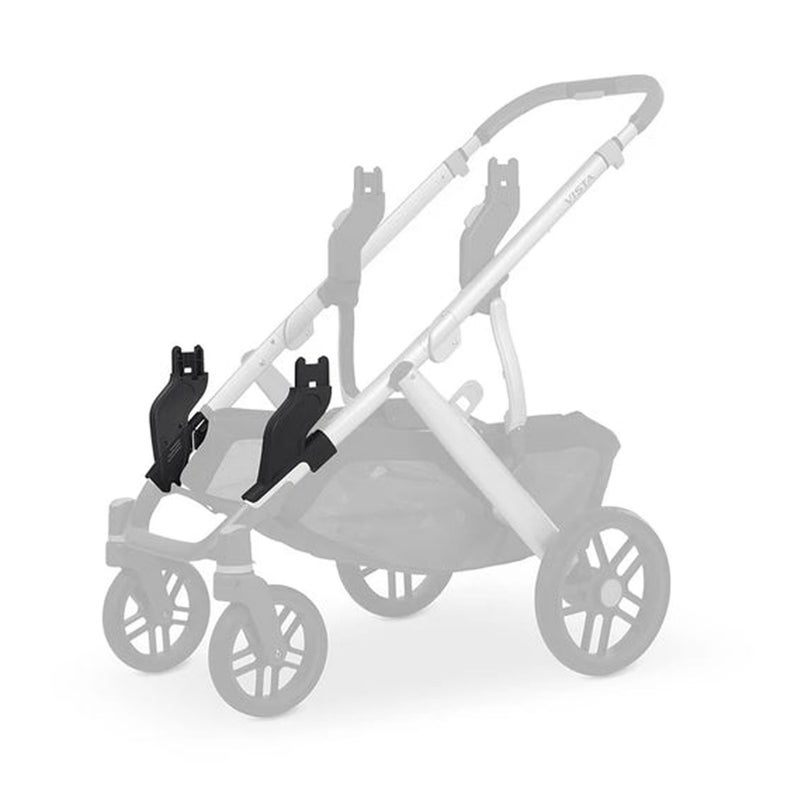 UPPAbaby Lower Adapters for Vista V2/V3 – Compatible with Mesa Car Seat & Bassinet, Easy Click‑In Fit, Travel System Accessory - Image 2