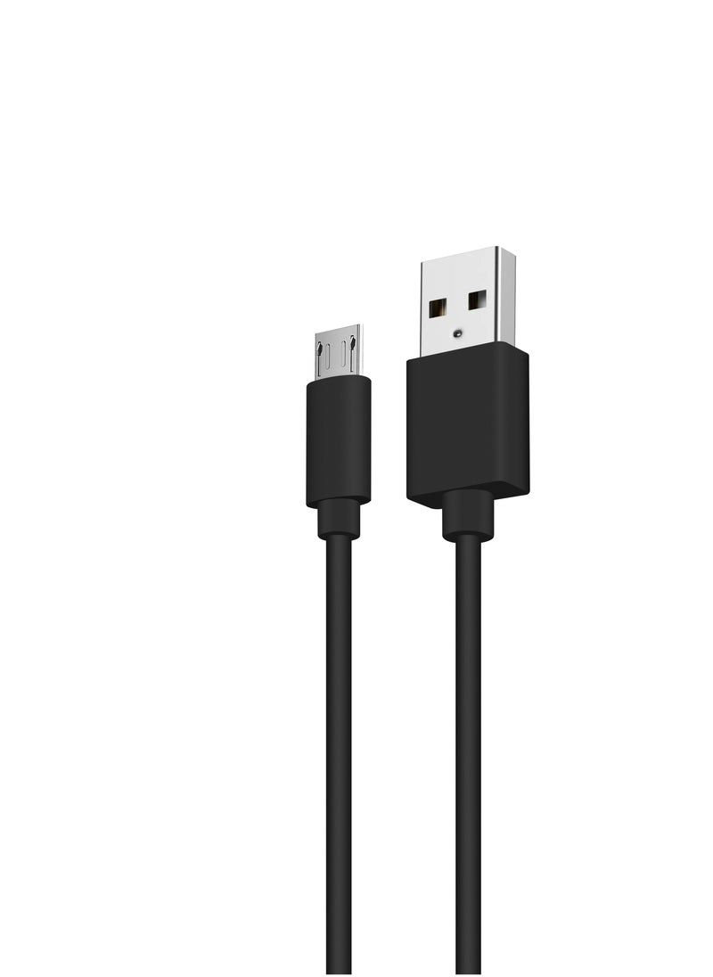 Evolt ETC-M03 2.4A Dual USB Travel Charger with Micro USB Cable Black  - Image 2
