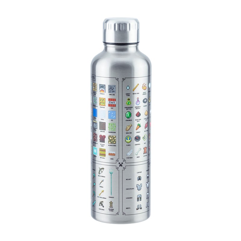 Paladone  500ml  Minecraft Metal Water Bottle | Officially Licensed Gaming Merchandise - Image 3