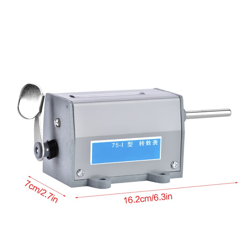5-Digit Resettable Mechanical Revolution Counter - Humanization Design Rotary Counter for Cable Length Recording, Machinery Revolving Measurement - Image 4